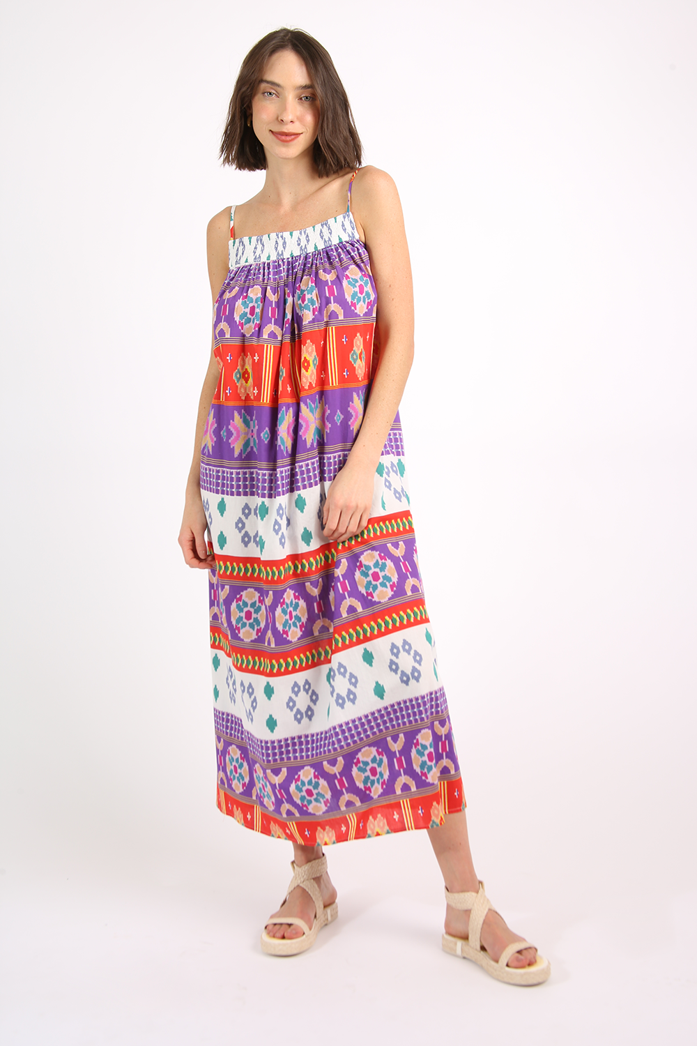 VESTIDO MIDI EGYPT ALL MOST VINTAGE