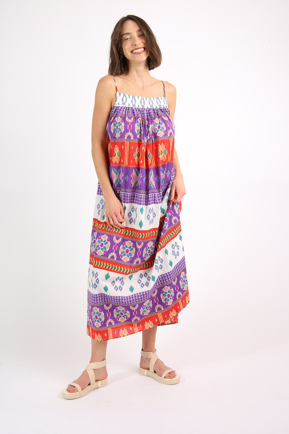 VESTIDO MIDI EGYPT ALL MOST VINTAGE