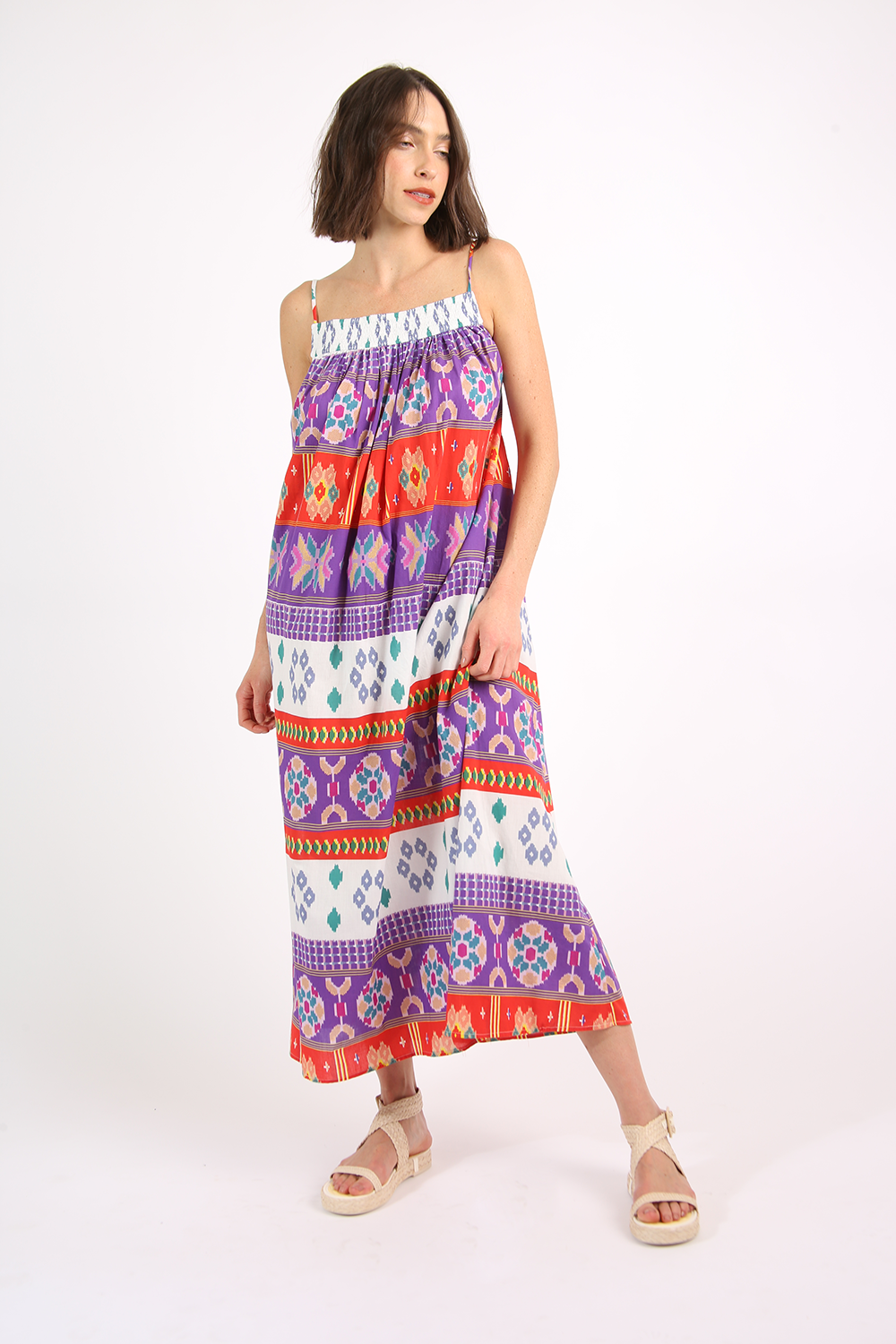 VESTIDO MIDI EGYPT ALL MOST VINTAGE