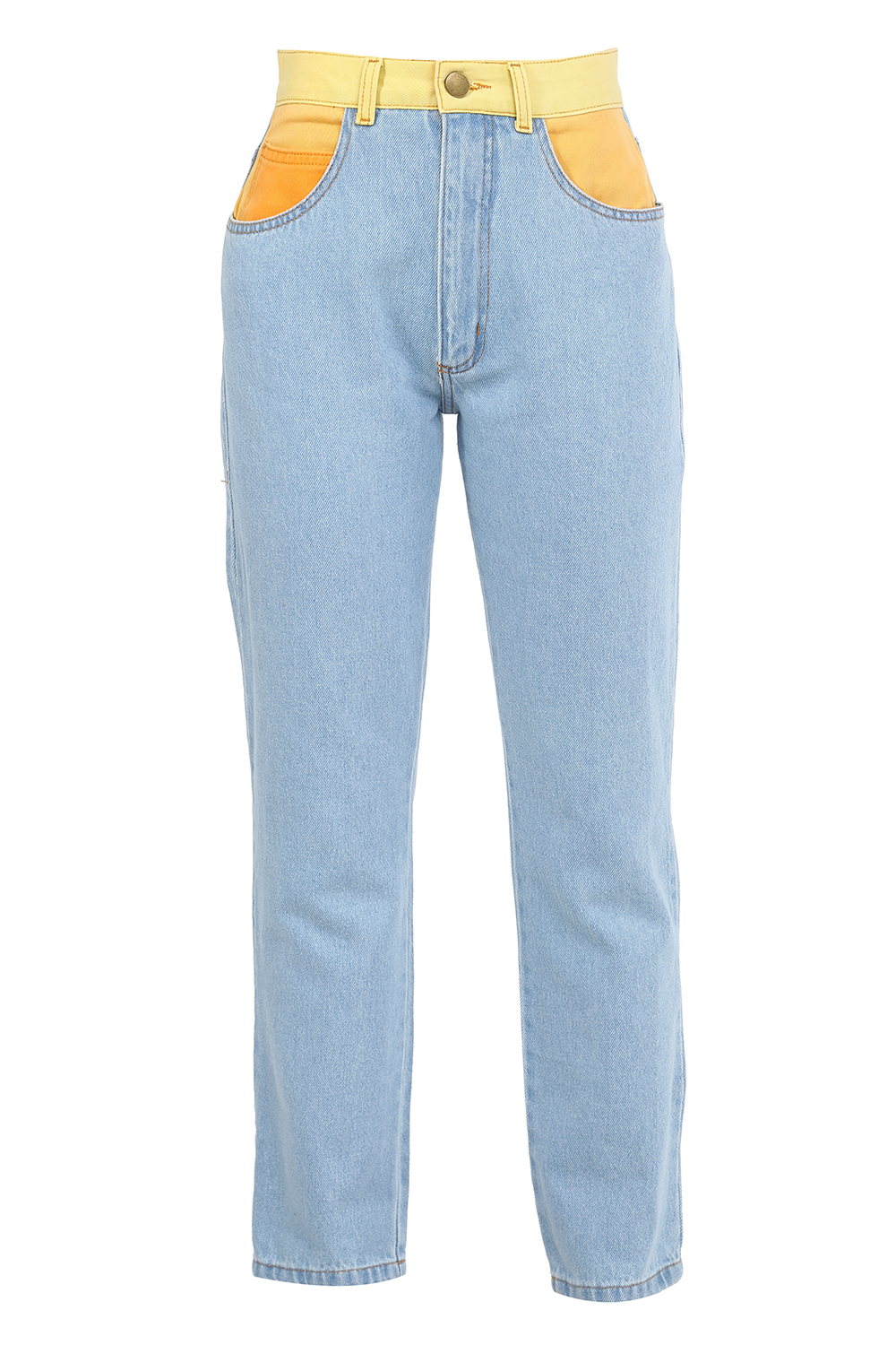 COLOR BLOCK ALLMOST VINTAGE JEANS
