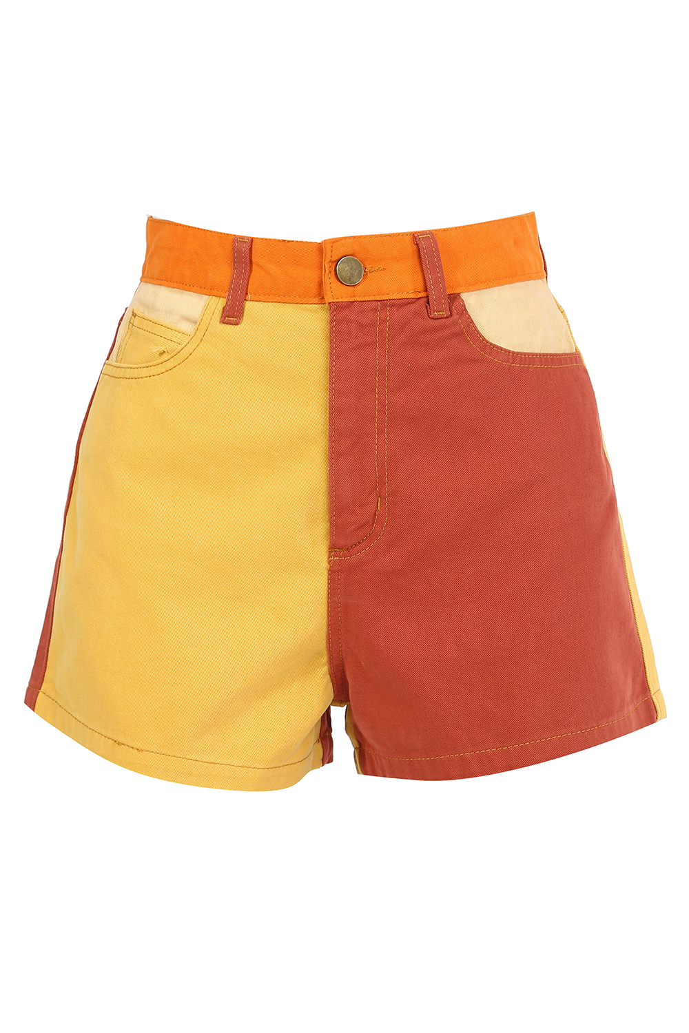 SHORTS JEANS COLOR BLOCK ALLMOST VINTAGE