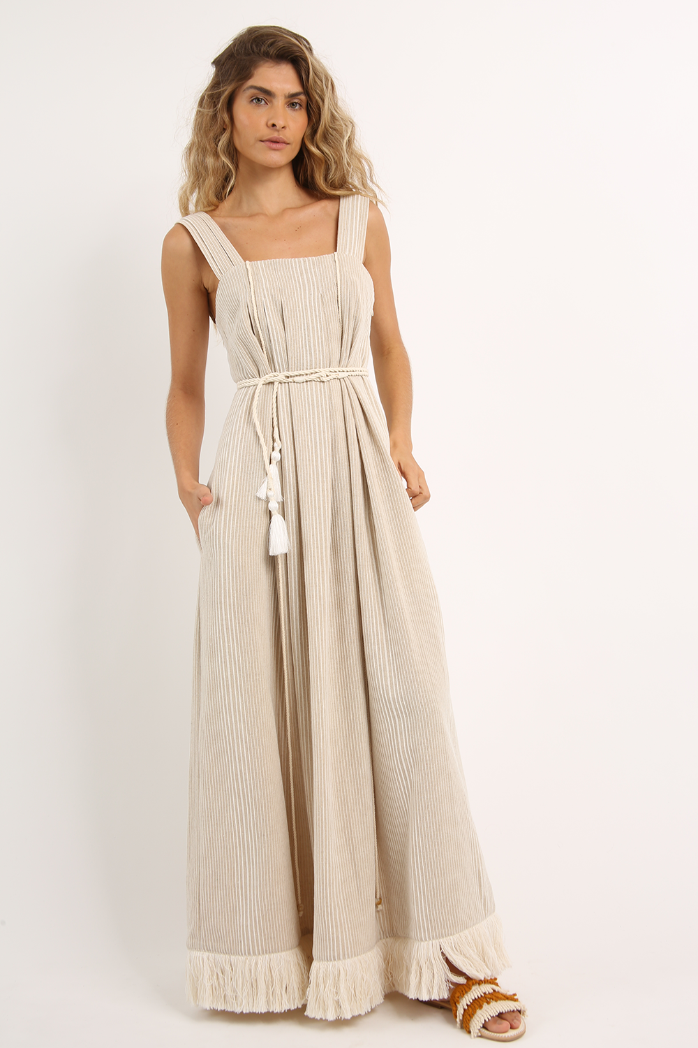 FERNANDA LINNEN DRESS