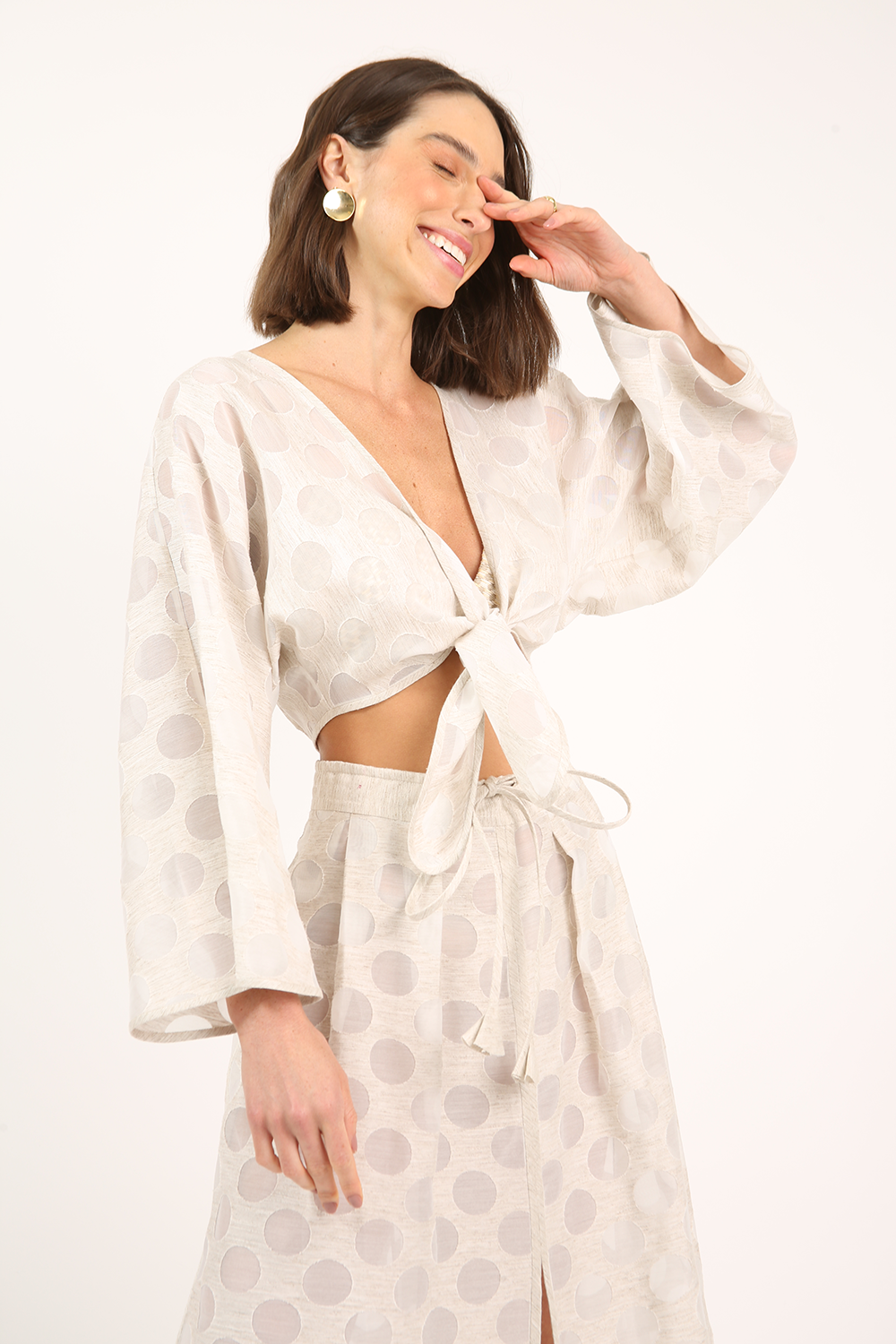 FRAMED TAPESTRY MIDI SKIRT