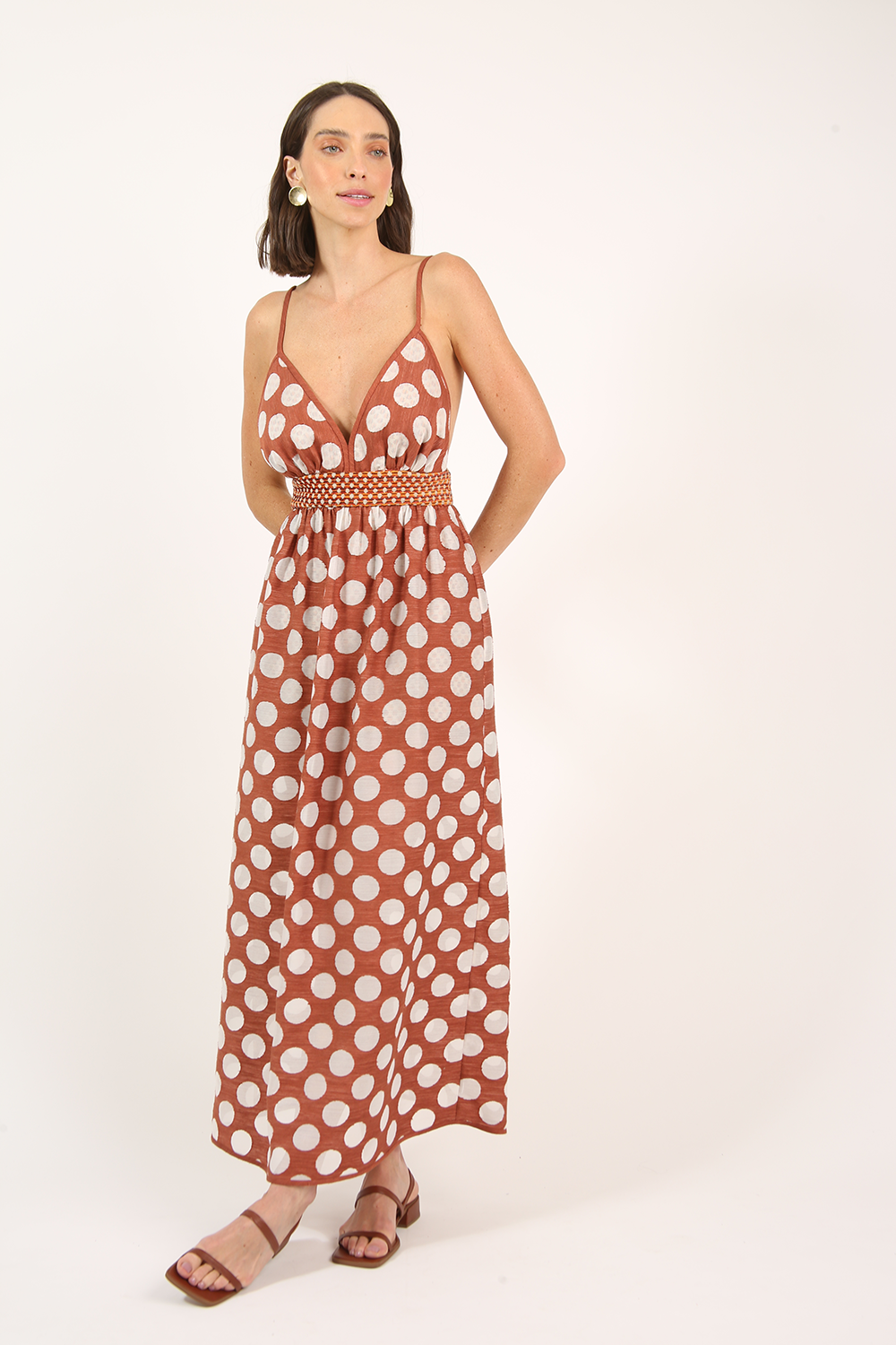 FRAMED TAPISSERIE DRESS