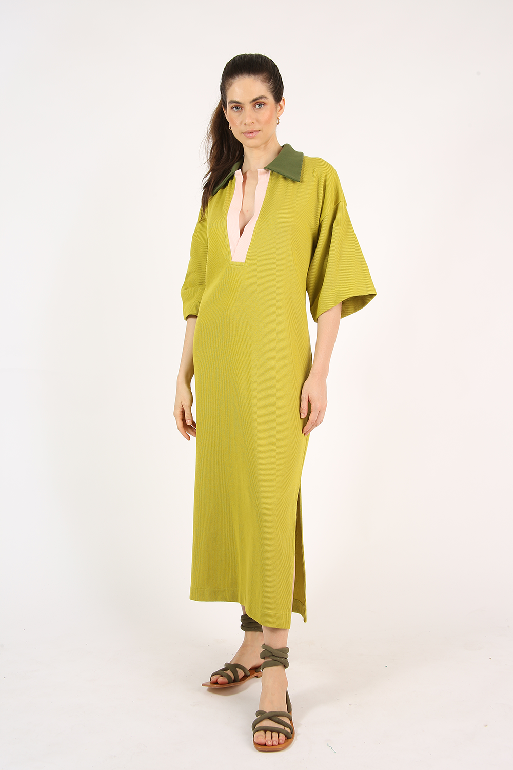 KORALLE FRAMED POLO DRESS