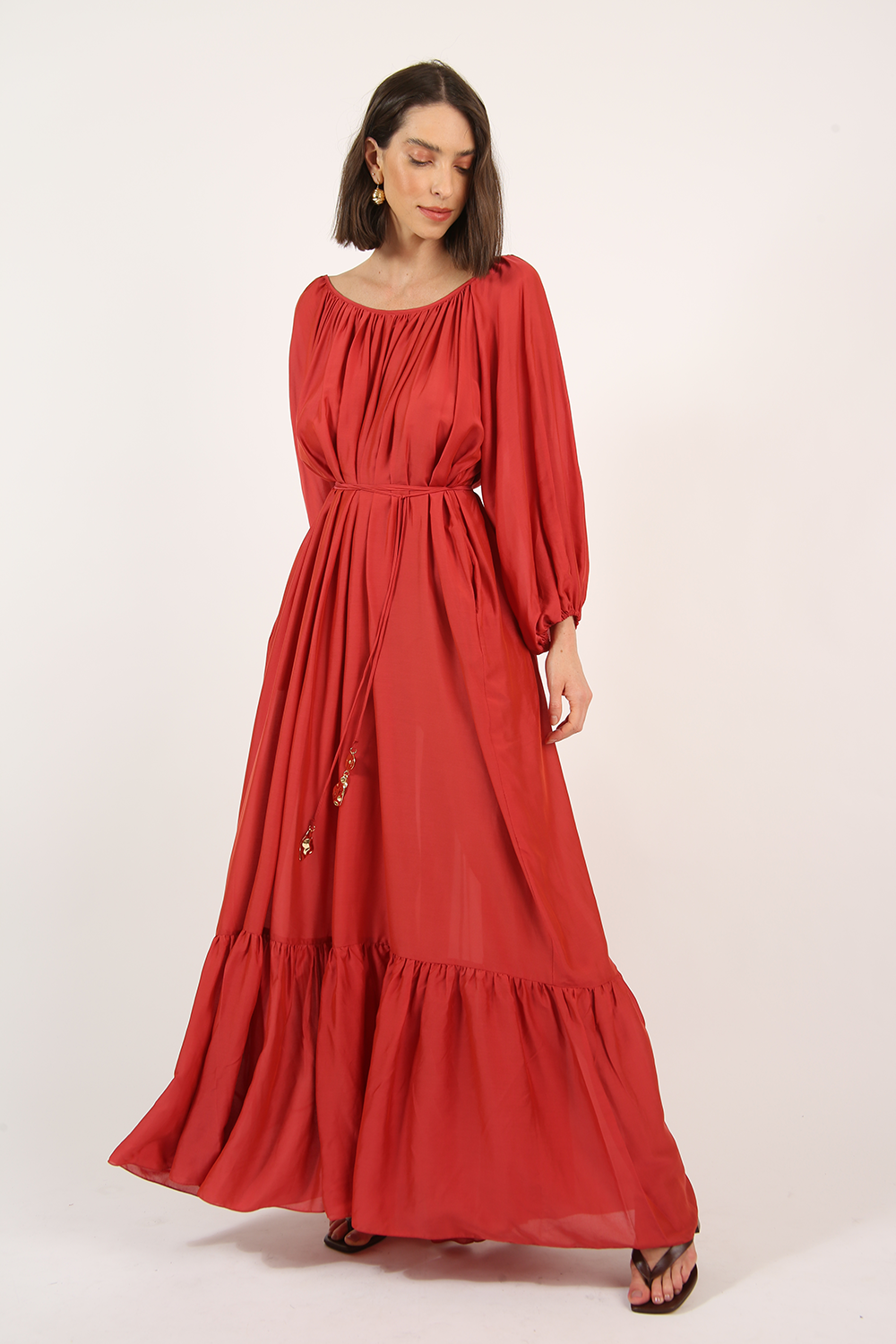LONG SLEEP DRESS NOUS FRAMED