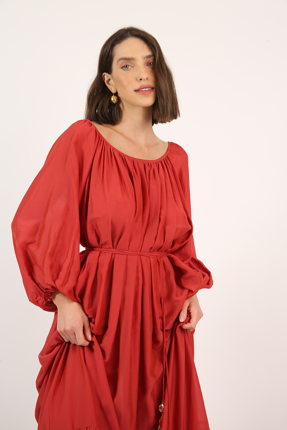 LONG SLEEP DRESS NOUS FRAMED