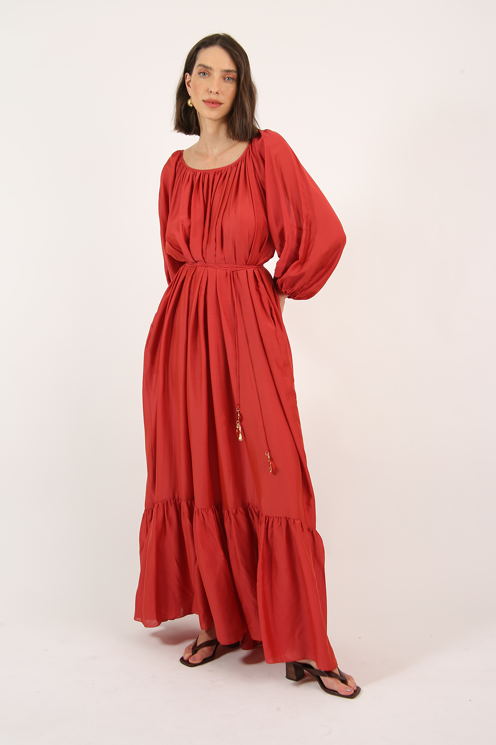 LONG SLEEP DRESS NOUS FRAMED