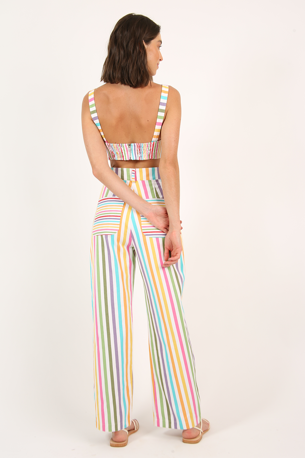 HAVANA FRAMED STRAIGHT PANTS