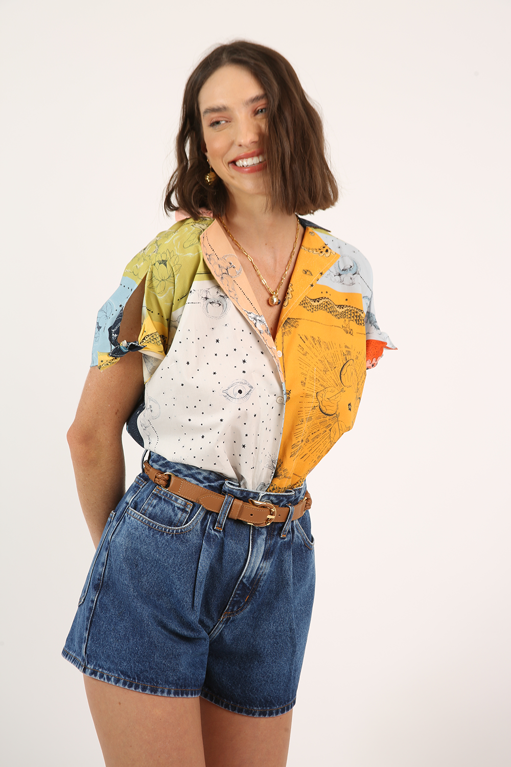 SHORTS JEANS RAVELLO FRAMED