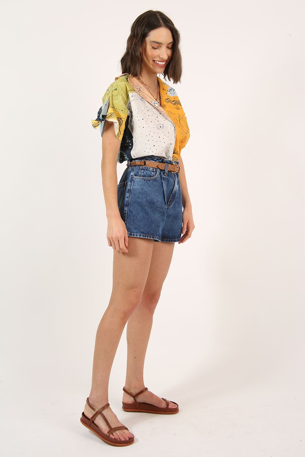 SHORTS JEANS RAVELLO FRAMED
