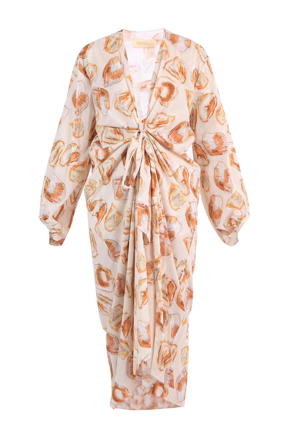 CAROL MOTHER OF PEARL DRESS CLEAR LINNEN