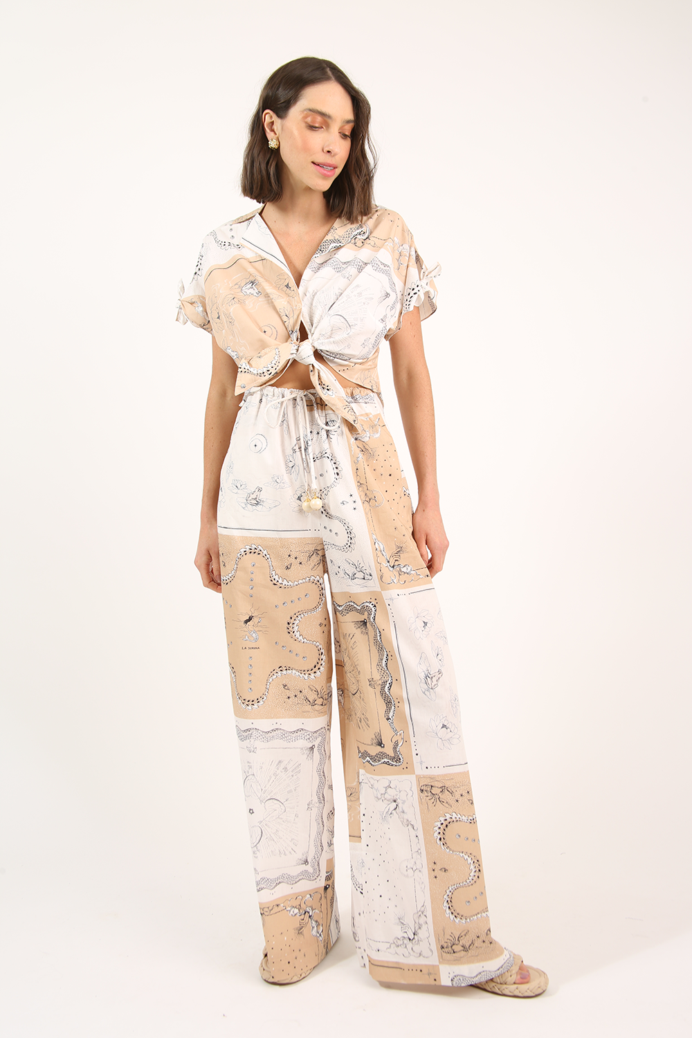 FRAMED TAROCCHI PANTS