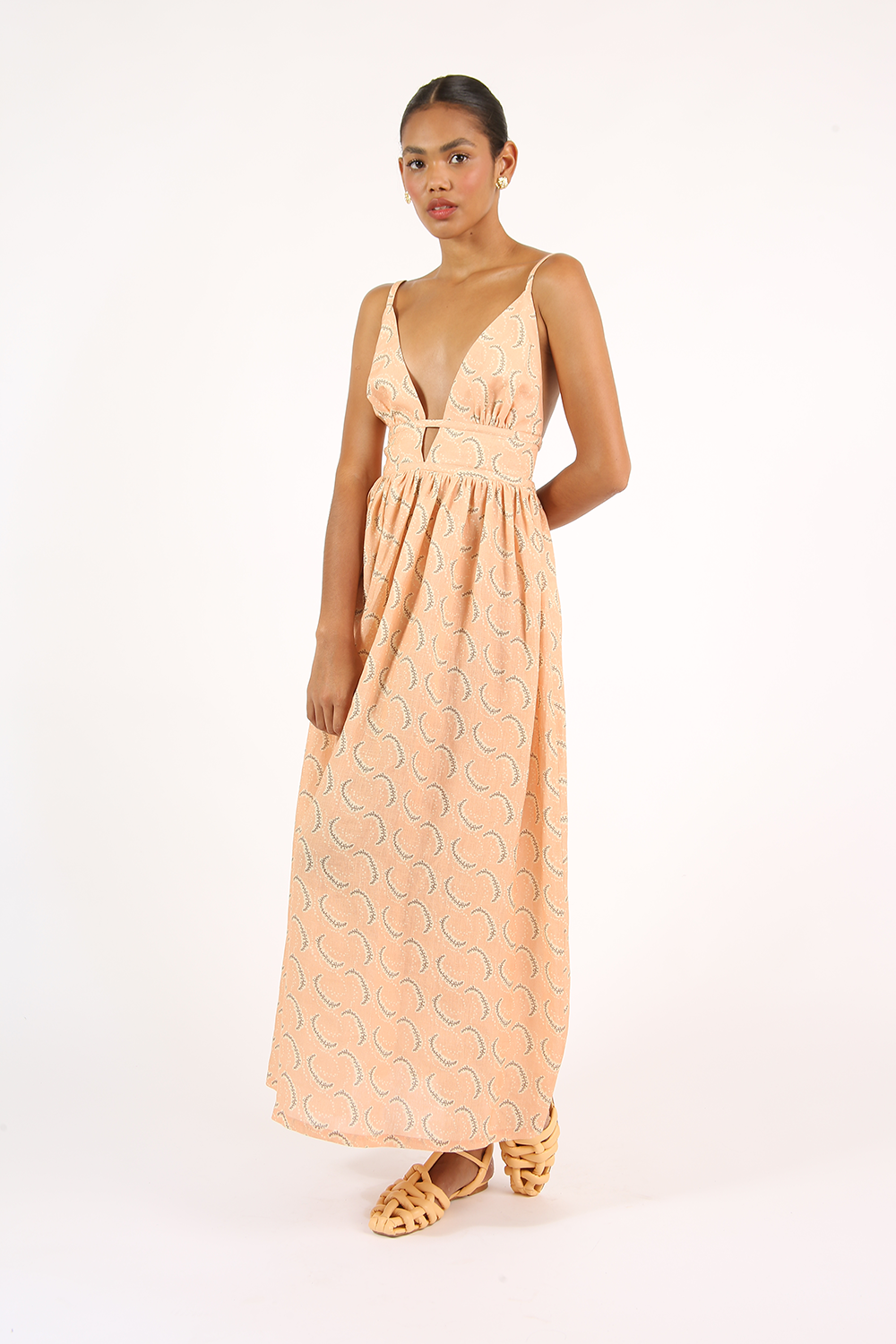 LYS FRAMED STRAP DRESS