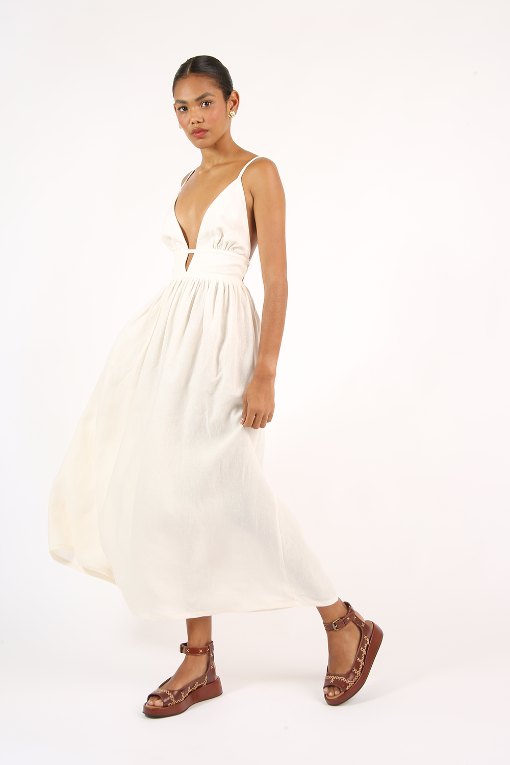 LYS FRAMED STRAP DRESS