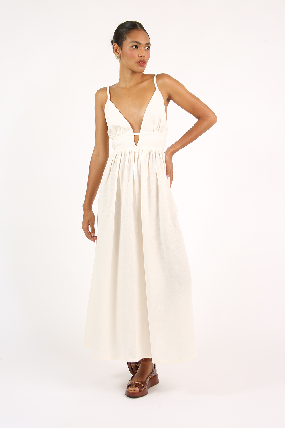 LYS FRAMED STRAP DRESS