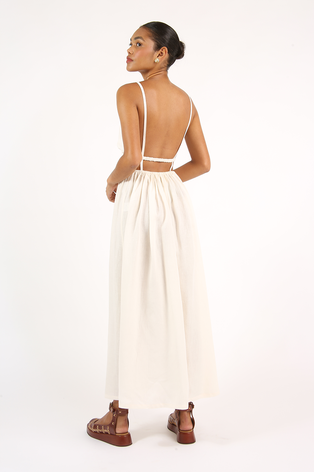 LYS FRAMED STRAP DRESS