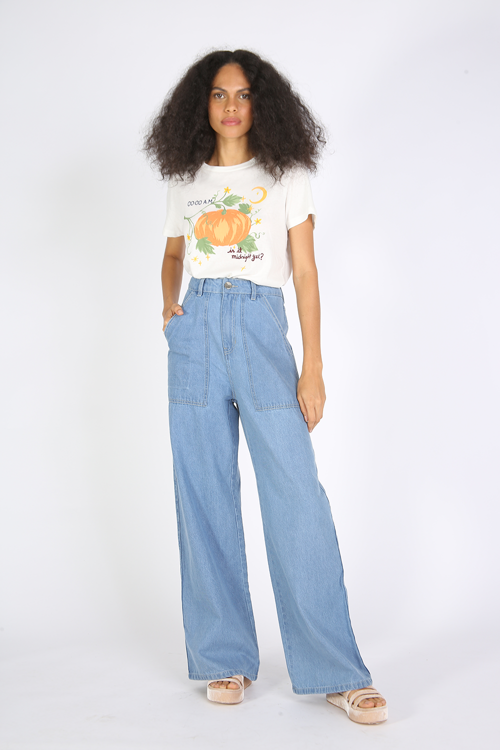 CALÇA JEANS FAIRY TALE ALLMOST VINTAGE