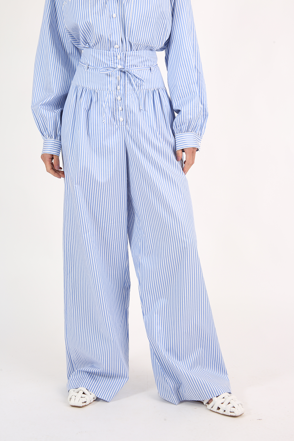 PANTS STRIPES AZURE ALLMOST VINTAGE