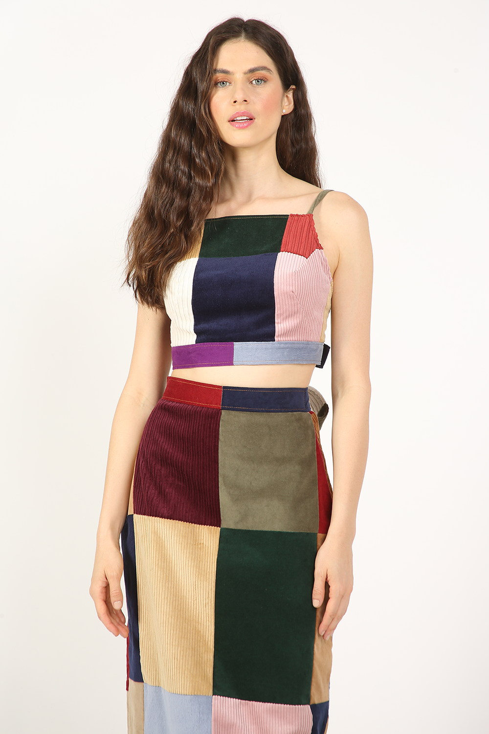 COLORFUL FRAMED PATCH TOP