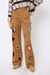 POLAIOLLO FRAMED EMBROIDERED PANTS