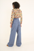 BARGELLO FRAMED KNITTED BLOUSE