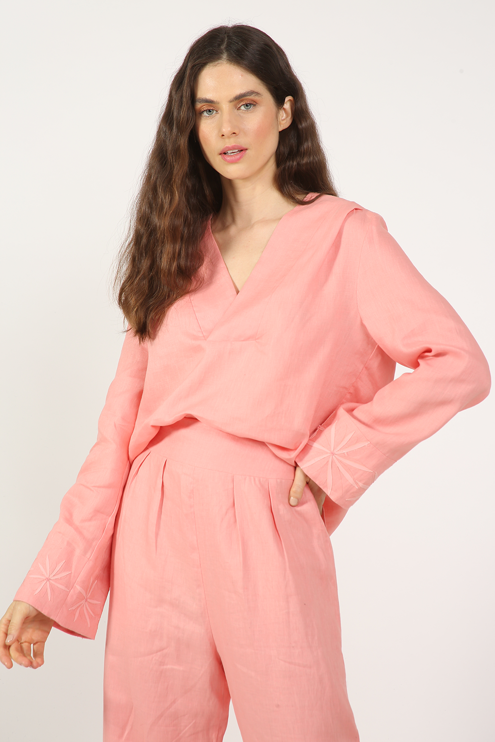 LINNEN CACTUS BLOUSE
