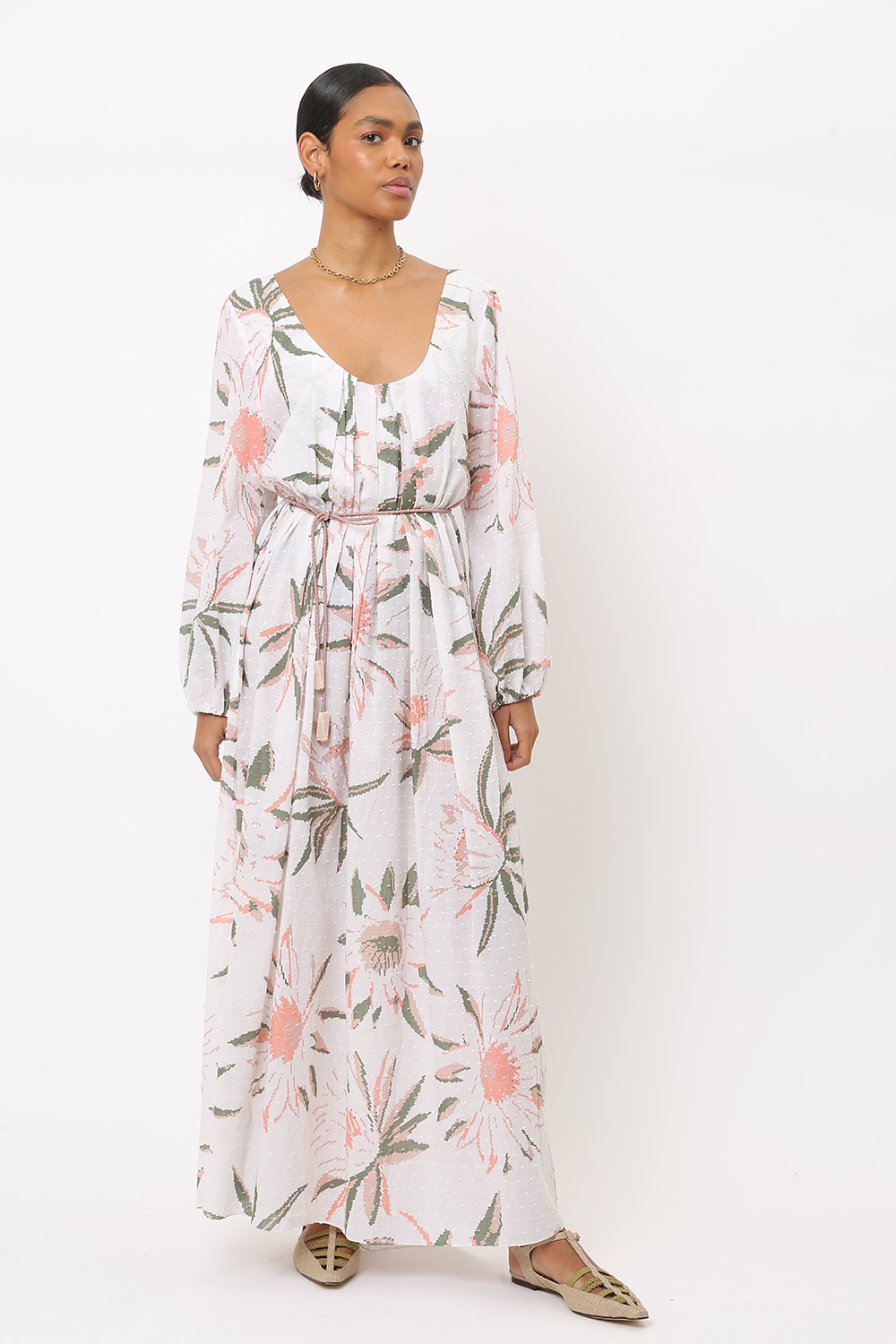 FLORA LINNEN DRESS