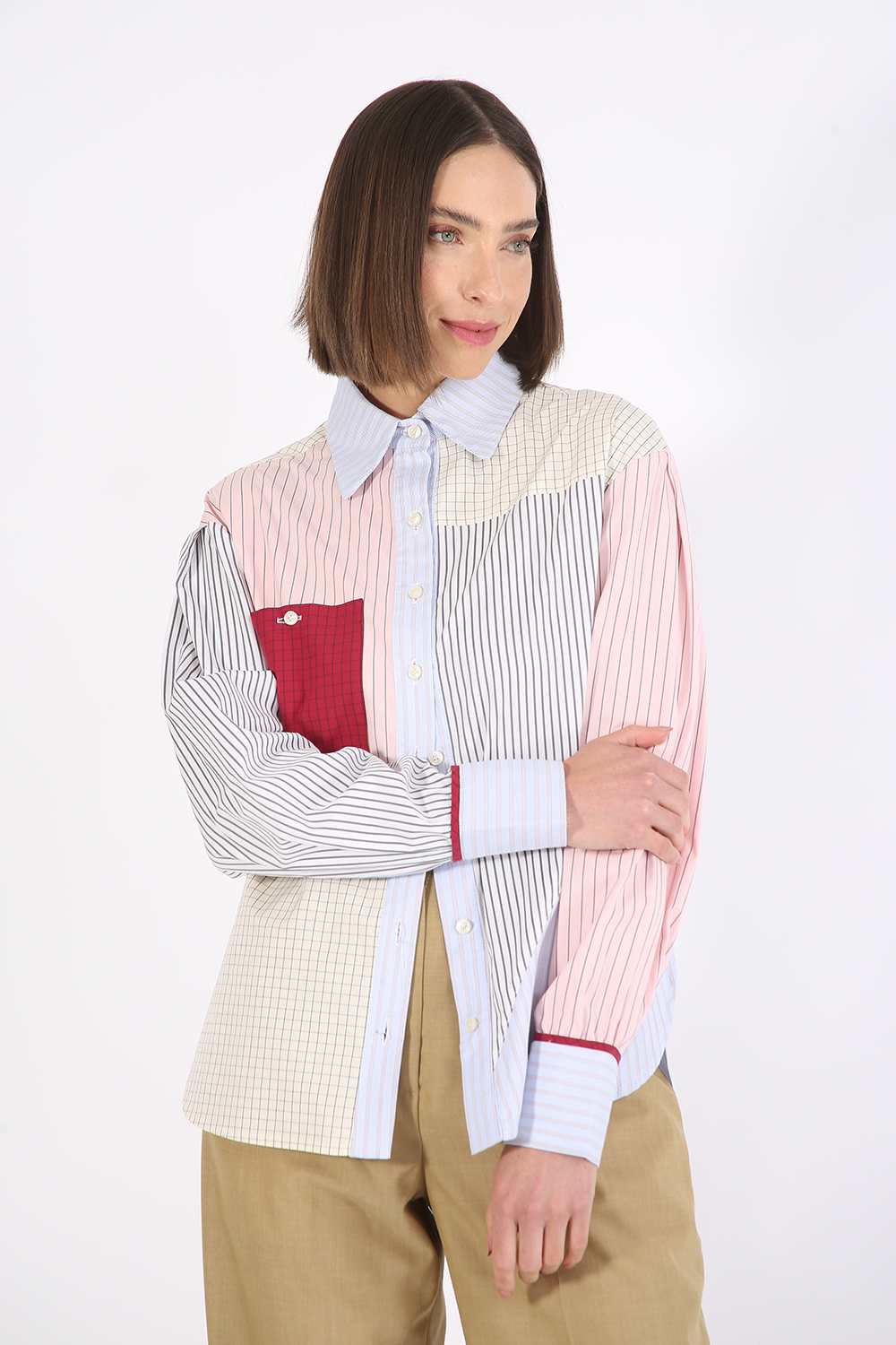 CAMISA MIX COLORE FRAMED