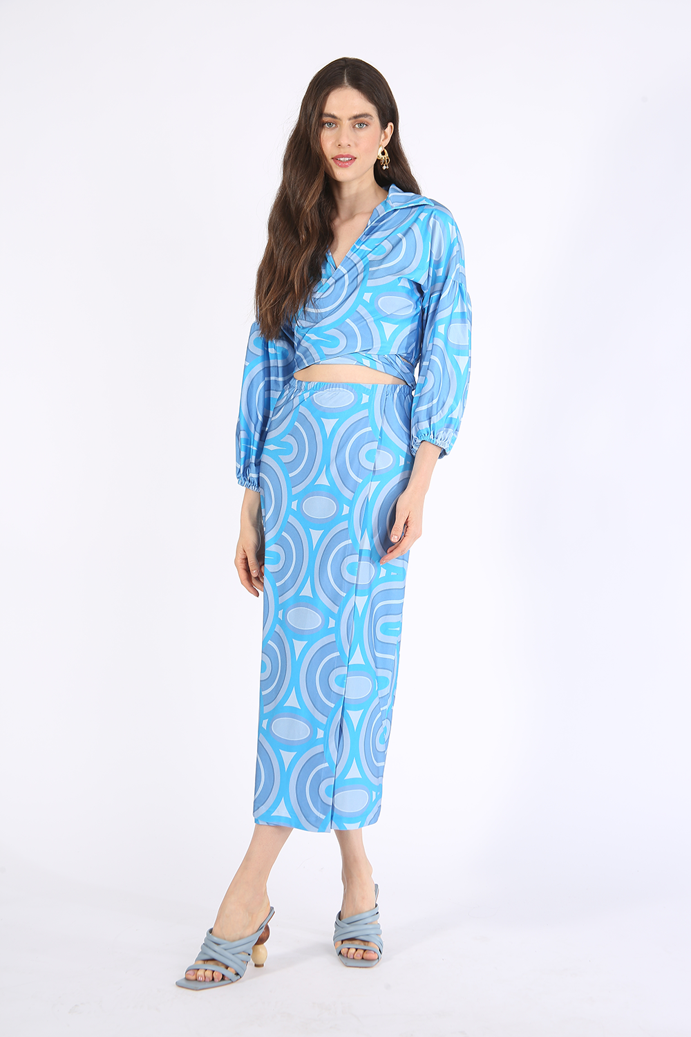 VINTAGE WAVE ALLMOST VINTAGE SHIRT AND SKIRT SET