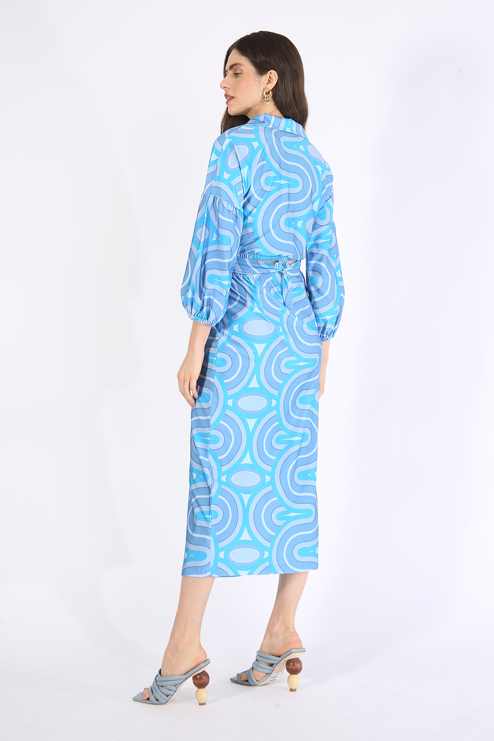 VINTAGE WAVE ALLMOST VINTAGE SHIRT AND SKIRT SET