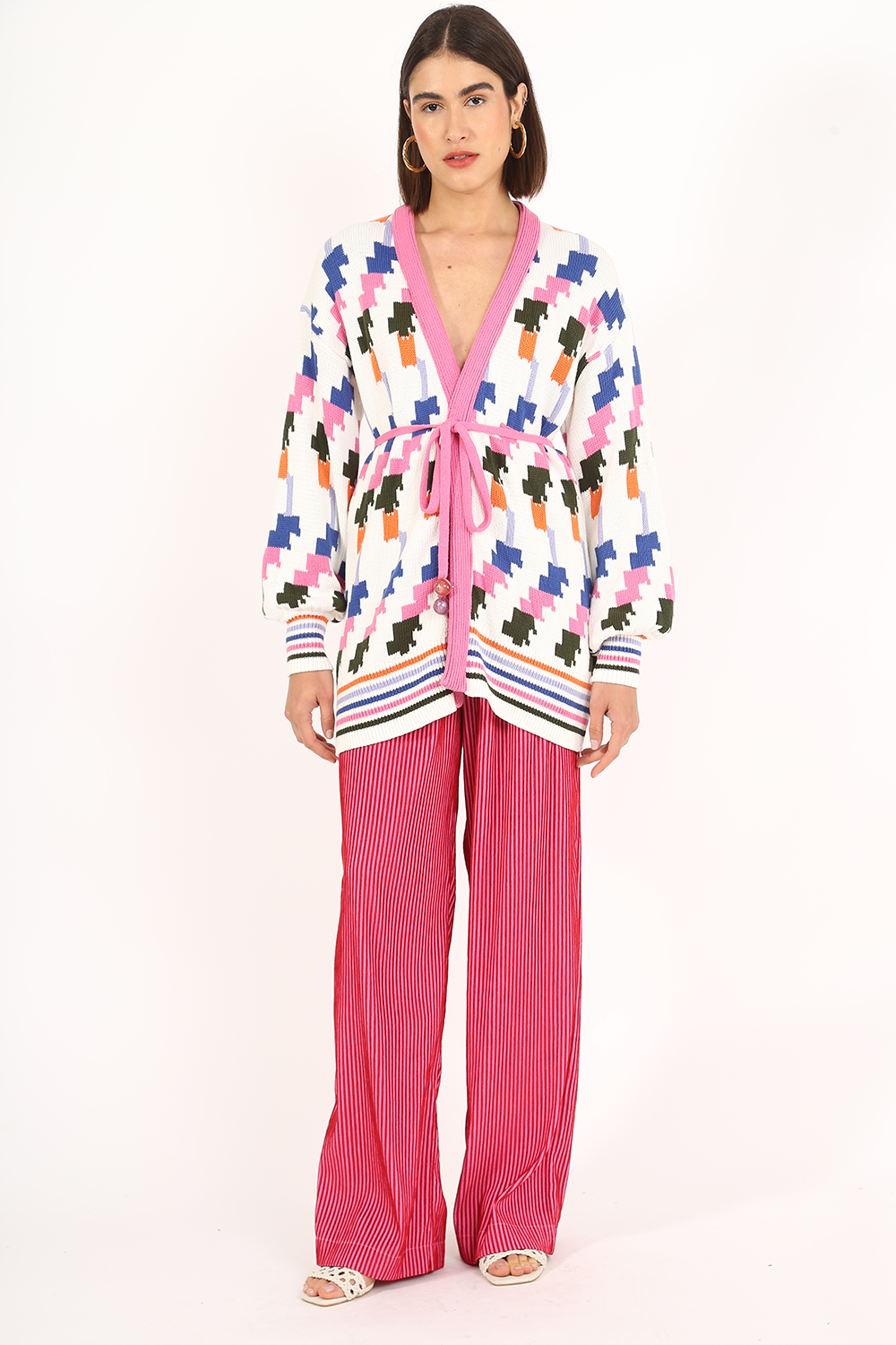 CARDIGAN FUN STRIPES ALL MOST VINTAGE