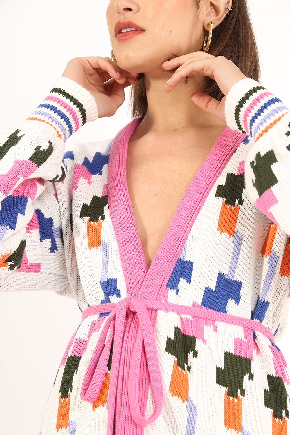 CARDIGAN FUN STRIPES ALL MOST VINTAGE