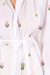 EMBROIDERED SHIRT LEAFY FLOWERS ALLMOST VINTAGE