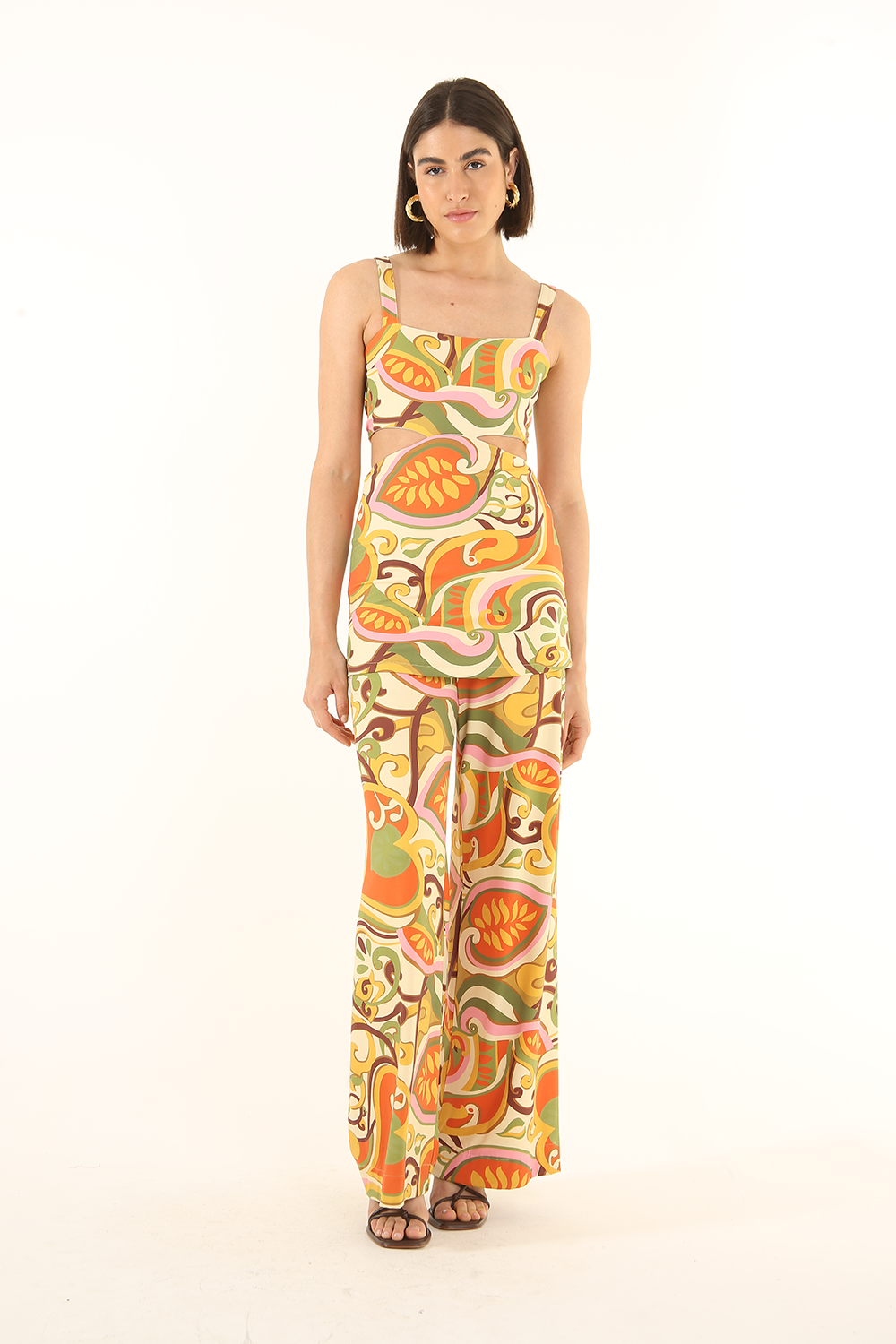 MELYN BLOUSE AND PANTS SET