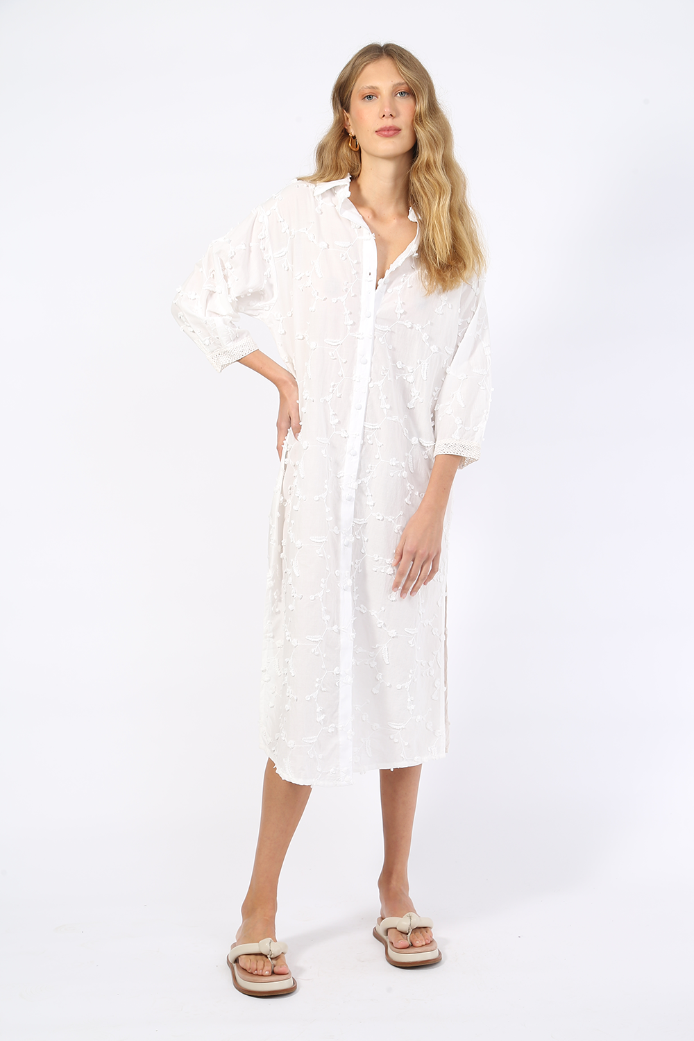 DRESS AURORA OFF WHITE ALEHA