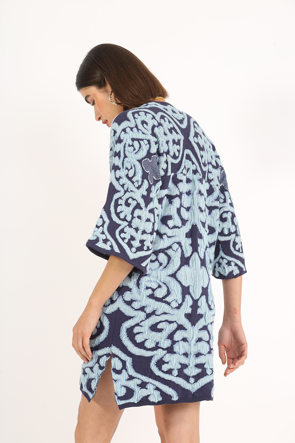 VESTIDO MINI TRICOT ARABESQUE ALL MOST VINTAGE