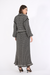 ALMA TRICO COTTON SKIRT WITH FRINGES LINNEN