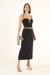 LE NOIR FRAMED DRESS