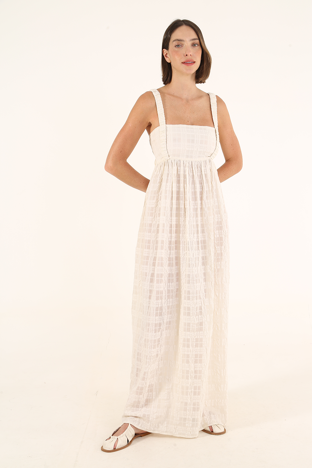 PAMPELONNE FRAMED DRESS
