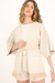 CINTO HERA OFF WHITE NORAH DAY AND NIGHT SHORTS