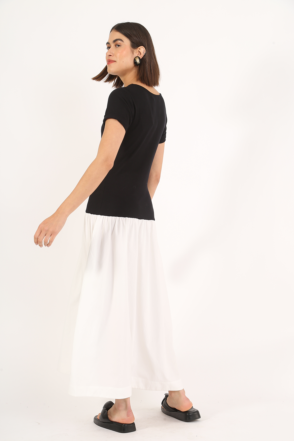 VESTIDO ADA MIX PRETO NORAH DAY AND NIGHT