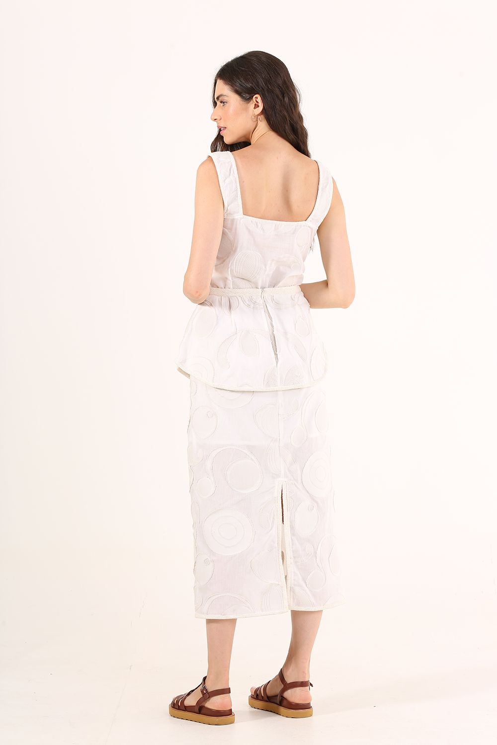 BLOUSE SOPHIA JACQUARD ARABESCOS LINNEN