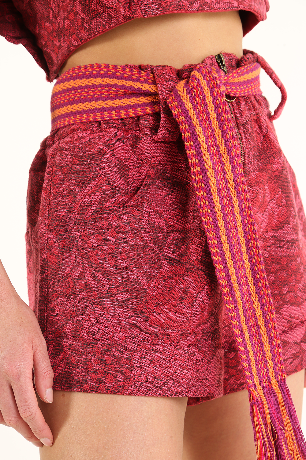 SAVY RED HAWAII SHORTS