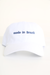 CAP DAD HAT MADE IN BRAZIL WHITE NUÓ + GALLERIST