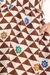 SAMMAROCA BROWN PRINTED SKIRT