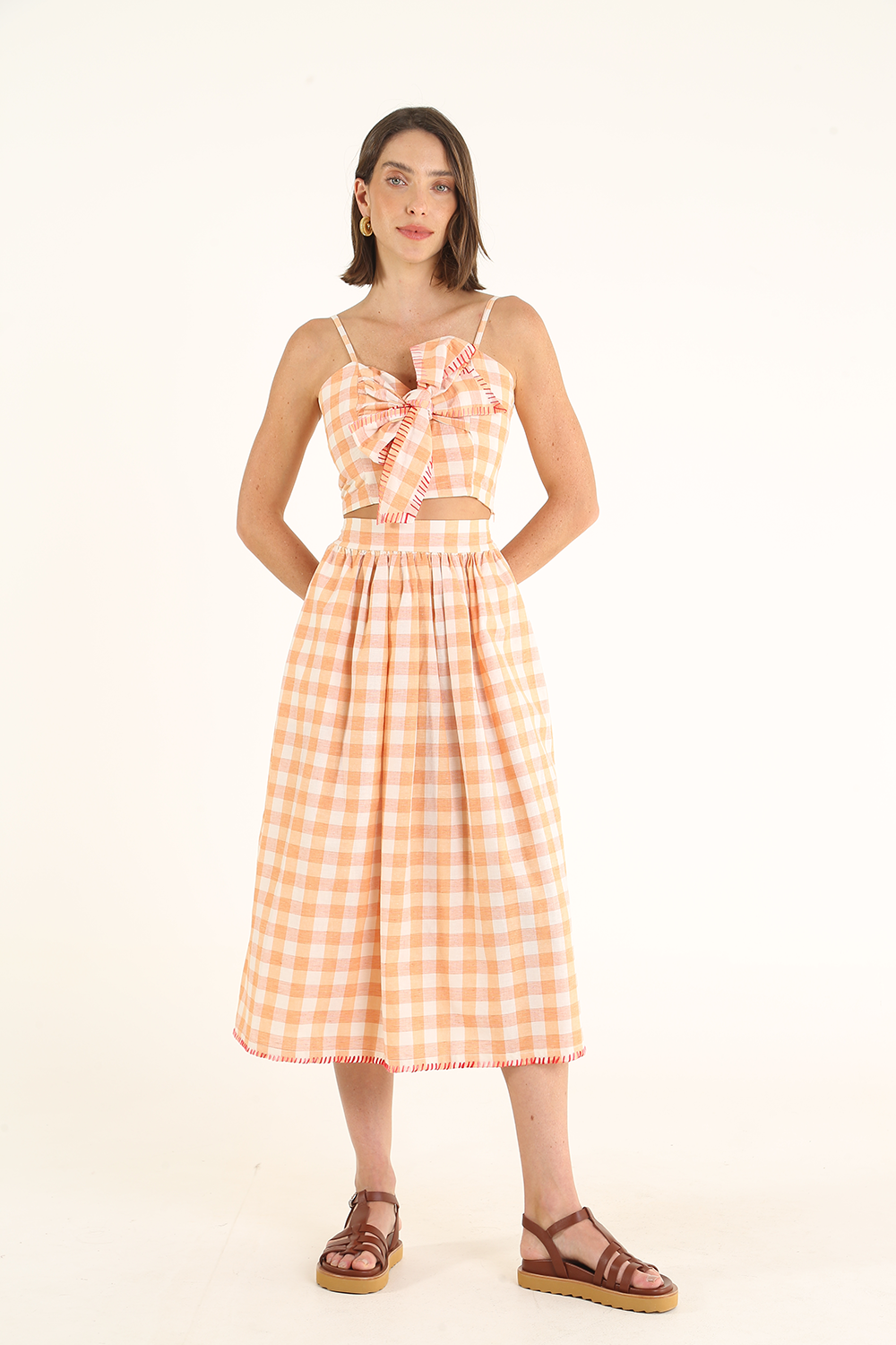 TOP VICHY LARANJA SAVA