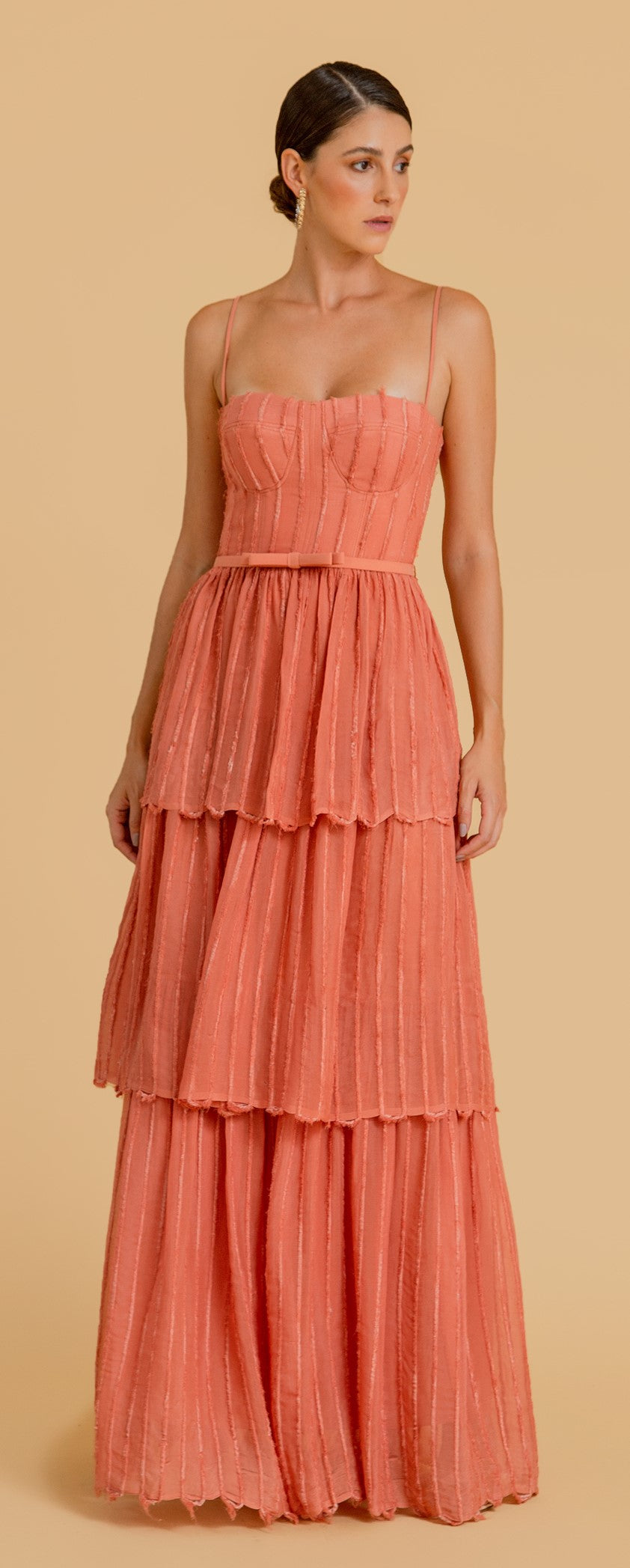 FABI THREE LAYER RUFFLE