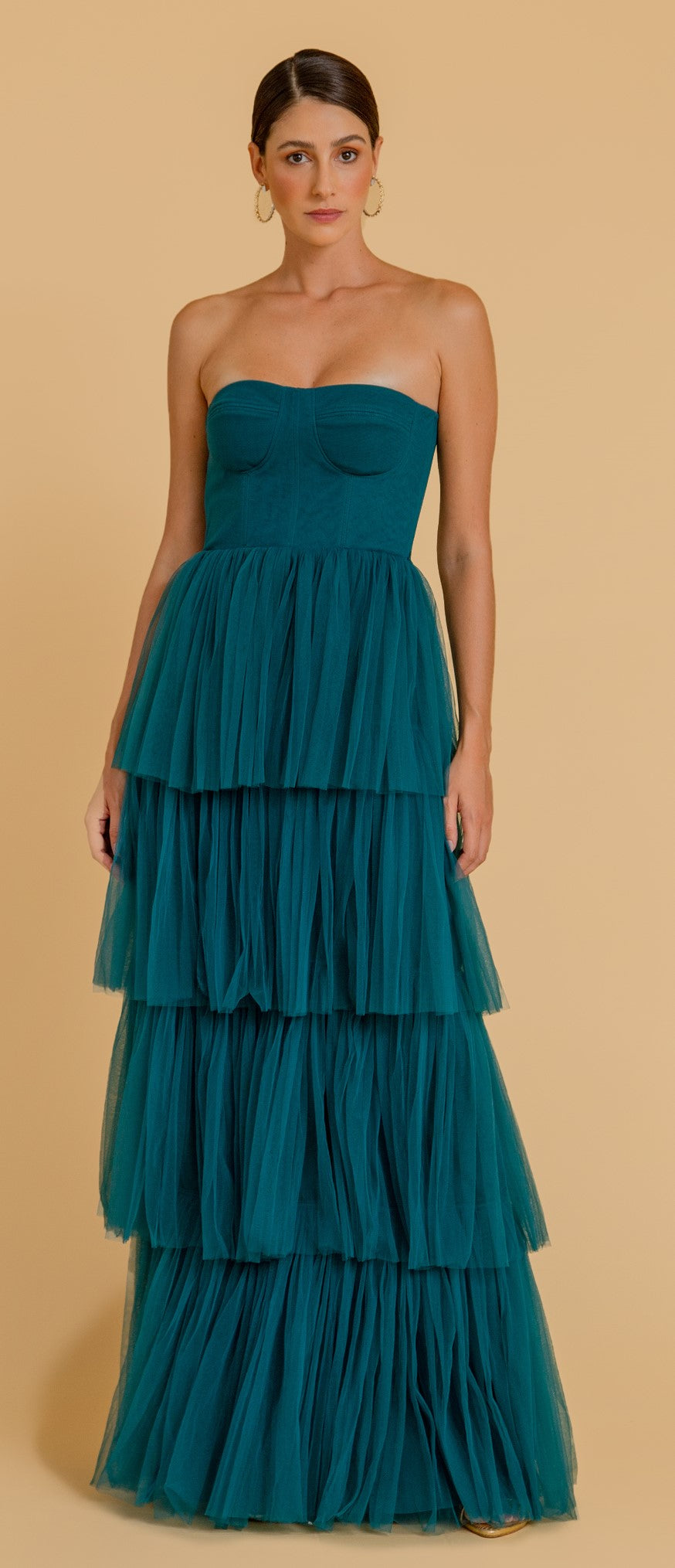 FABI RUFFLED TULLE